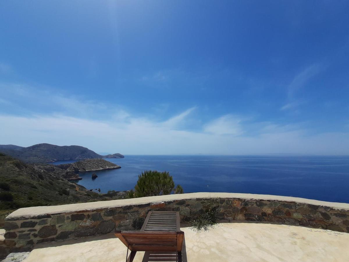 C & C _ Cycladic House With Endless Sea View Villa Ermoupoli Eksteriør billede