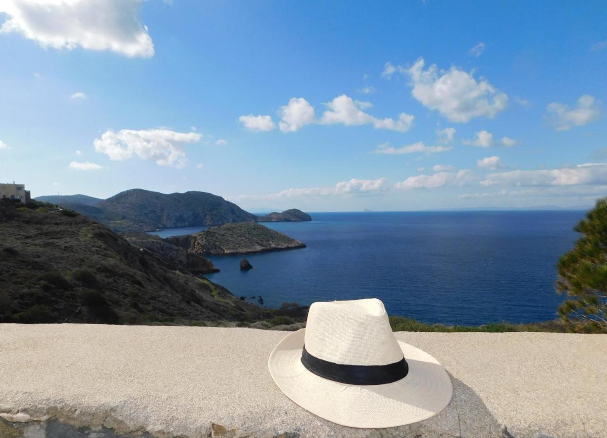 C & C _ Cycladic House With Endless Sea View Villa Ermoupoli Eksteriør billede