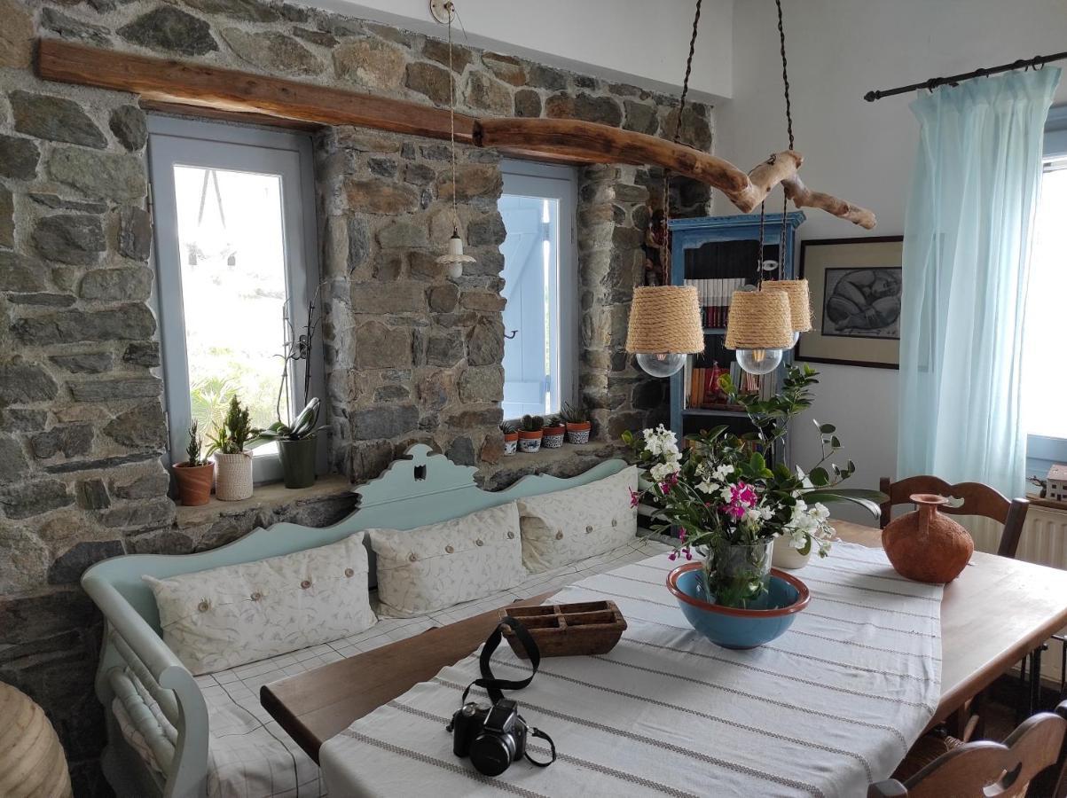 C & C _ Cycladic House With Endless Sea View Villa Ermoupoli Eksteriør billede