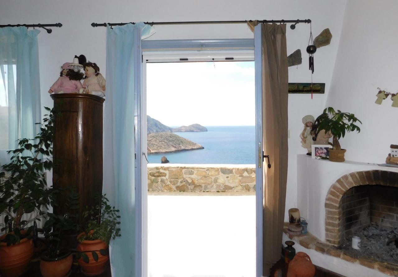 C & C _ Cycladic House With Endless Sea View Villa Ermoupoli Eksteriør billede