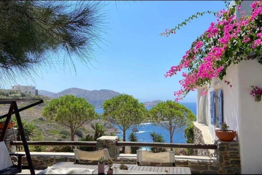 C & C _ Cycladic House With Endless Sea View Villa Ermoupoli Eksteriør billede