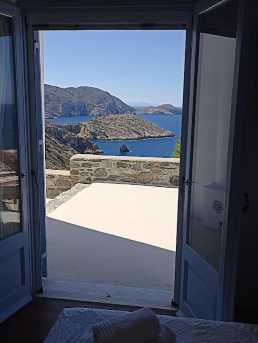 C & C _ Cycladic House With Endless Sea View Villa Ermoupoli Eksteriør billede