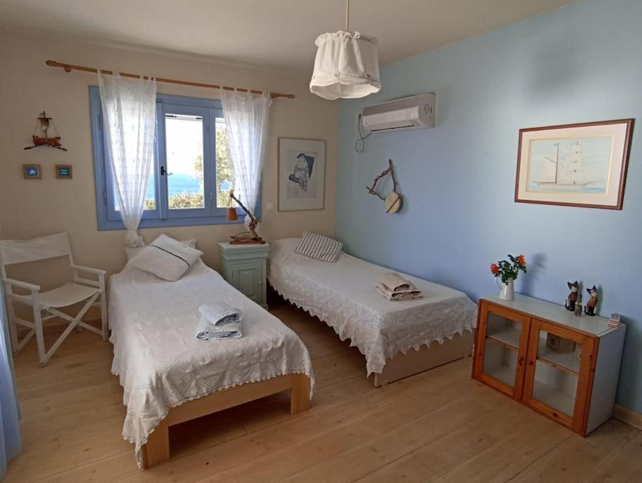 C & C _ Cycladic House With Endless Sea View Villa Ermoupoli Eksteriør billede